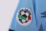 1996-97 Mens  Lazio Retro Home blue soccer  Jersey