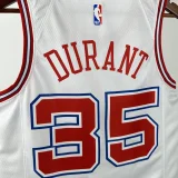 23-24 ROCKETS DURANT #35 White City Edition Top Quality Hot Pressing NBA Jersey