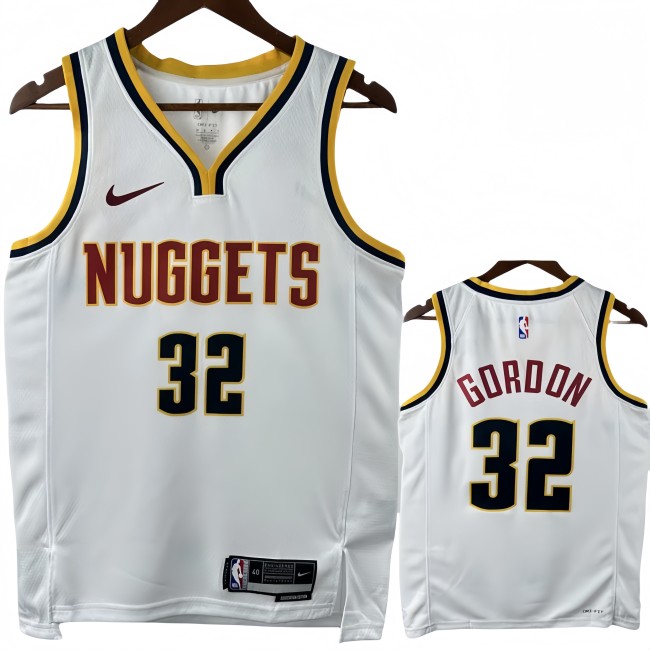 22-23 Nuggets GORDON #32 White Top Quality Hot Pressing NBA Jersey