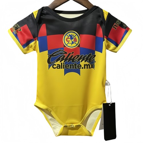 2025-26 Club America Home Baby Infant Crawl Suit