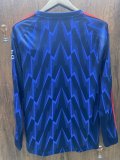 2025-26  Mens Arsenal away blue  Long sleeve soccer Jersey