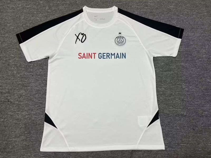 2025-26 Mens PSG Paris white soccer jersey