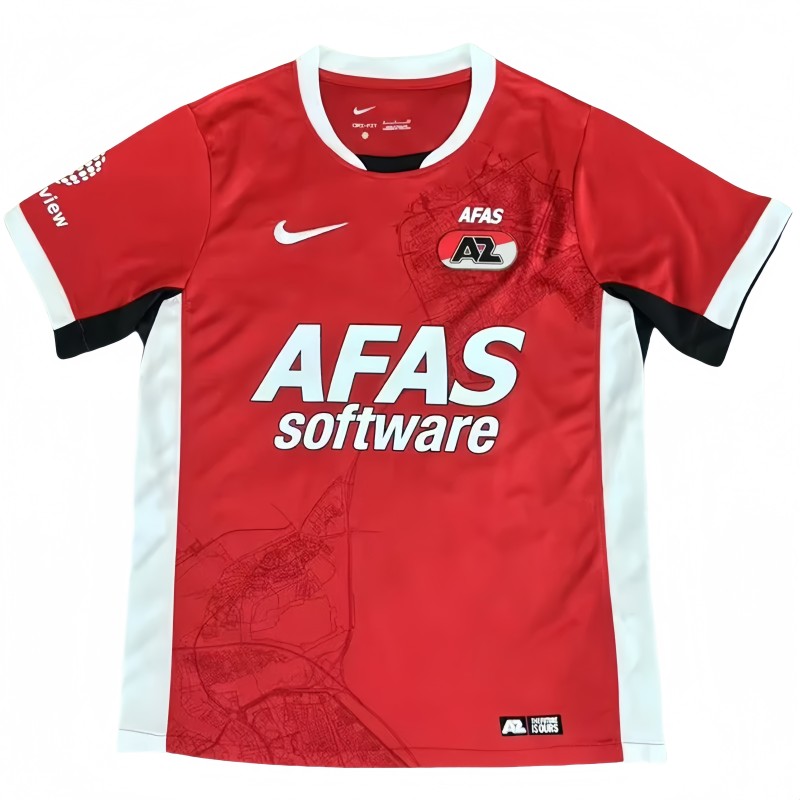 2025-26 Mens Alkmaar FC Home red Soccer Jersey