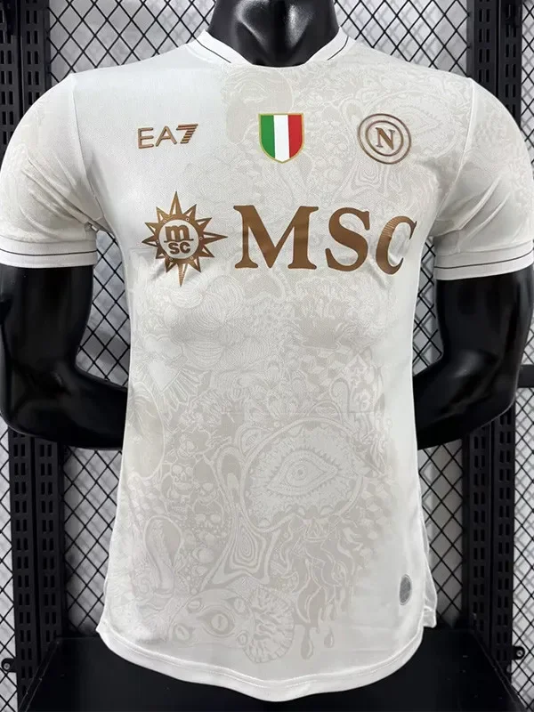 2025/26 Mens Napoli away  Player version  soccer jersey