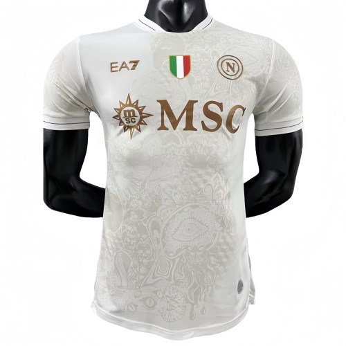 2025/26 Mens Napoli away  Player version  soccer jersey