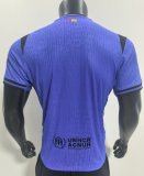 2025-26  Mens Barcelona Special Edition blue Player version soccer jersey