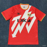 2025-26 Mens Rayo Vallecano home  red soccer Jersey