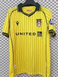 2025-26 Mens Wrexham FC away yellow soccer jersey
