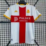 2025-26 Mens Genoa Away white  Soccer Jersey