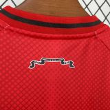 2025-26 Kids  Ajax home red white soccer  jersey