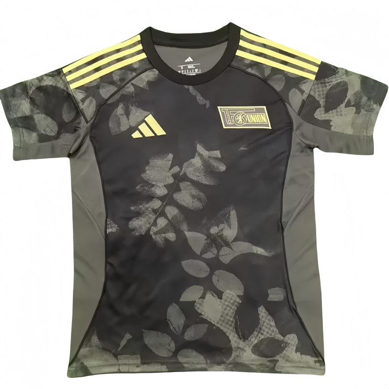 2025-26 Berlin Union away  black Soccer Jersey