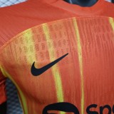 2025-26  Mens Barcelona Special Edition  orange Player version soccer jersey