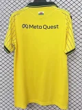 2025-26 Mens Wrexham FC away yellow soccer jersey