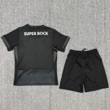 2025-26 Kids Sporting Lisbon Third away black Soccer Jersey