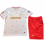 2025-26 KIDS Toluca away white  soccer jersey