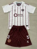 2025-26 Heart away Kids white Soccer Jersey