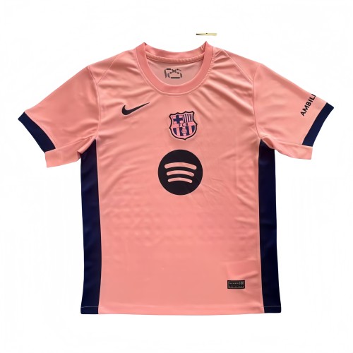 2025-26 Mens Barcelona Special Edition pink  soccer Jersey