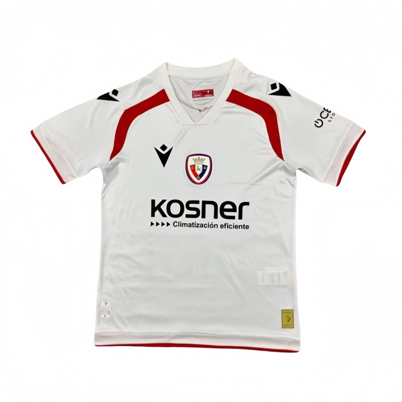 2025-26 Mens Osasuna Third  away white soccer Jersey