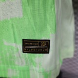 2025-26 Mens Barcelona green Long Sleeve Player version  soccer jersey