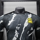 2025-26 Mens Ittihad Player Pre match  black  soccer  jersey