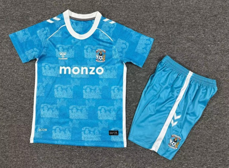 2025-26 Kids Coventry City home blue Soccer Jersey