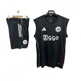 2025-26 Mens Ajax black vest Training Short Suit