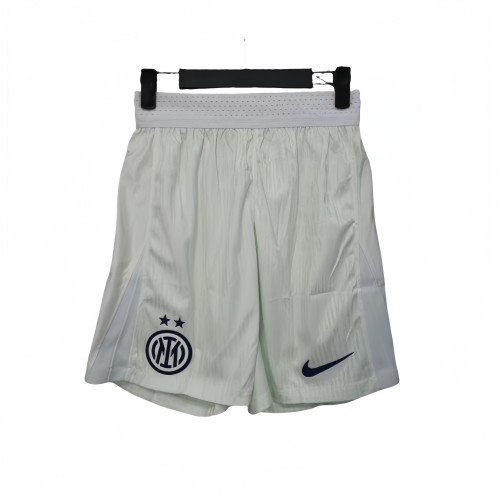 2025-26 Mens Inter Milan away white Player version Shorts Pants