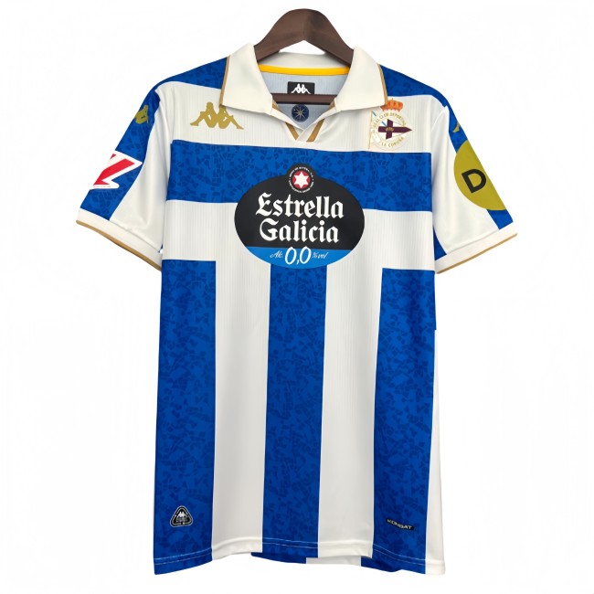 2025-26 Men‘s Deportivo La Coruna home soccer Jersey