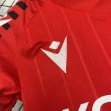 2025-26 KIDS Osasuna home red soccer Jerseys