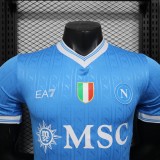 2025/26 Mens Napoli home blue  Player version soccer jersey