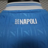 2025/26 Mens Napoli home blue  Player version soccer jersey