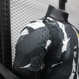 2025-26 Mens Ittihad Player Pre match  black  soccer  jersey