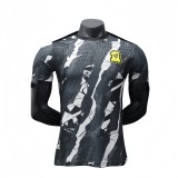 2025-26 Mens Ittihad Player Pre match  black  soccer  jersey
