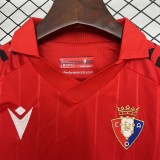 2025-26 KIDS Osasuna home red soccer Jerseys