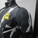 2025-26 Mens Ittihad Player Pre match  black  soccer  jersey