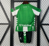 2025/26 Kids  Real Betis  home soccer  jersey