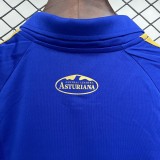 2025-26 Kids Real Oviedo home blue Soccer Jersey