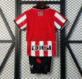 2025-26 Kids  Athletic Bilbao home soccer Jersey