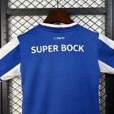 2025-26 Kids FC Porto home blue  soccer Jersey