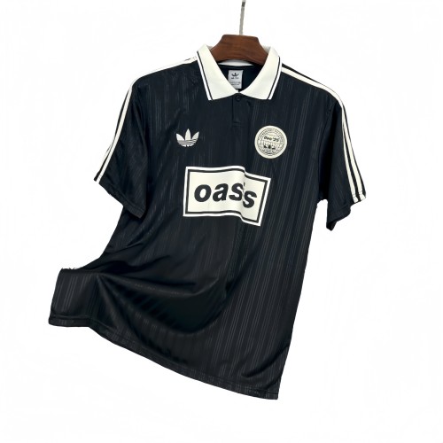 2025-26 Mens Oasis black soccer jersey