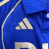 2025-26 Kids Real Oviedo home blue Soccer Jersey