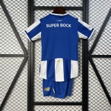 2025-26 Kids FC Porto home blue  soccer Jersey