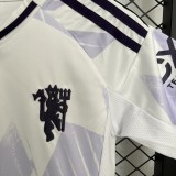 2025-26 Kids  Manchester United away soccer Jersey