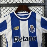 2025-26 Kids FC Porto home blue  soccer Jersey