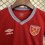 2025-26 Kids West Ham United Home soccer Jersey