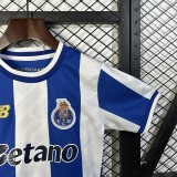 2025-26 Kids FC Porto home blue  soccer Jersey