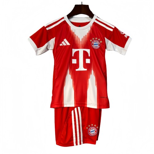 2025/26 Kids  Bayern Munich home red  jersey