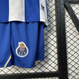2025-26 Kids FC Porto home blue  soccer Jersey