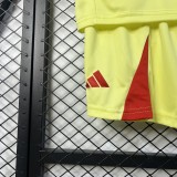 2025-26 KIDS Benfica goalkeeper yellow  soccer Jersey