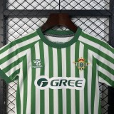 2025/26 Kids Real Betis soccer  jersey